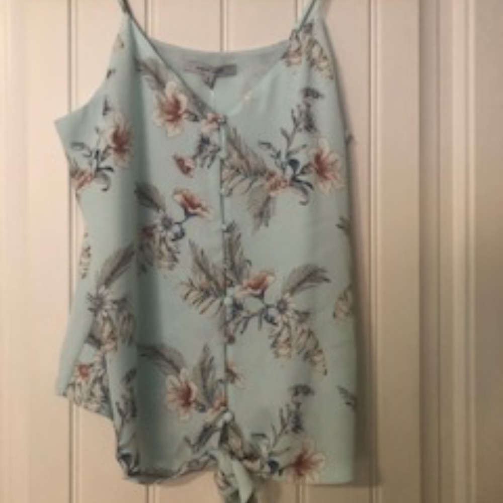 Naked Zebra, light blue, tank top with adjustable straps.  Brand new, never worn